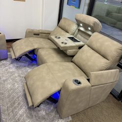 Fabric Sofa-Greymel-zero down Payment 