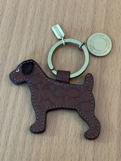 Coach Dog Key Chain / Key Ring