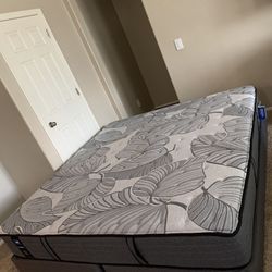 KING SEALY POSTUREPEDIC MATTRESS AND FREE BOX SPRINGS