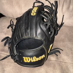 Baseball Glove (Wilson Black and Yellow) 11 1/2 