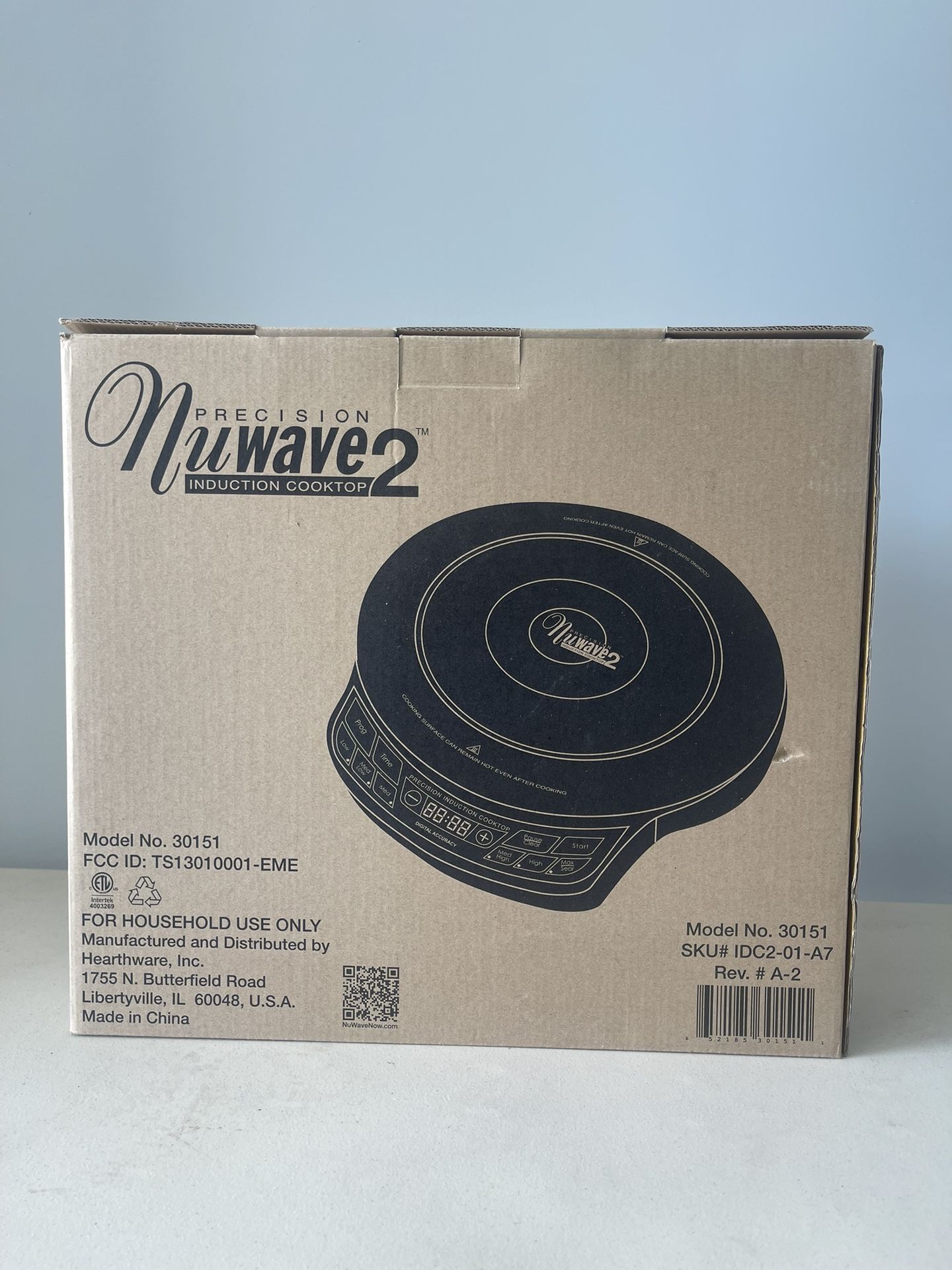 Precision Nuwave2 induction cooktop camping dorm apartment New in Box