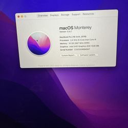 MacBook Pro (16-inch, 2019) Processor 2.4 GHz 8-Core Intel Core i9 (Laptop Only no charger)