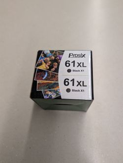 2 Prosix 61XL Black High-Yield Ink Cartridges
