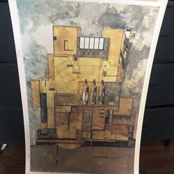 Large Architectural Art Print