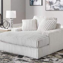 Oversized Fluffy Corduroy Chair 