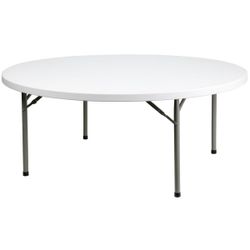 71" Round Folding Table