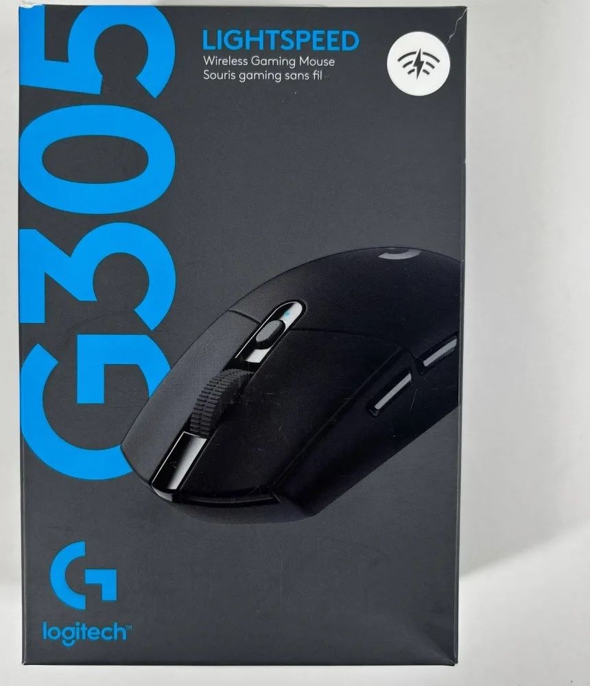 Logitech G305 LIGHTSPEED Wireless Gaming Mouse, Hero 12K Sensor - Black
