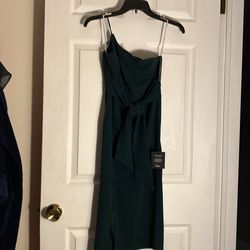Lulus Hunter Green Dress - XS