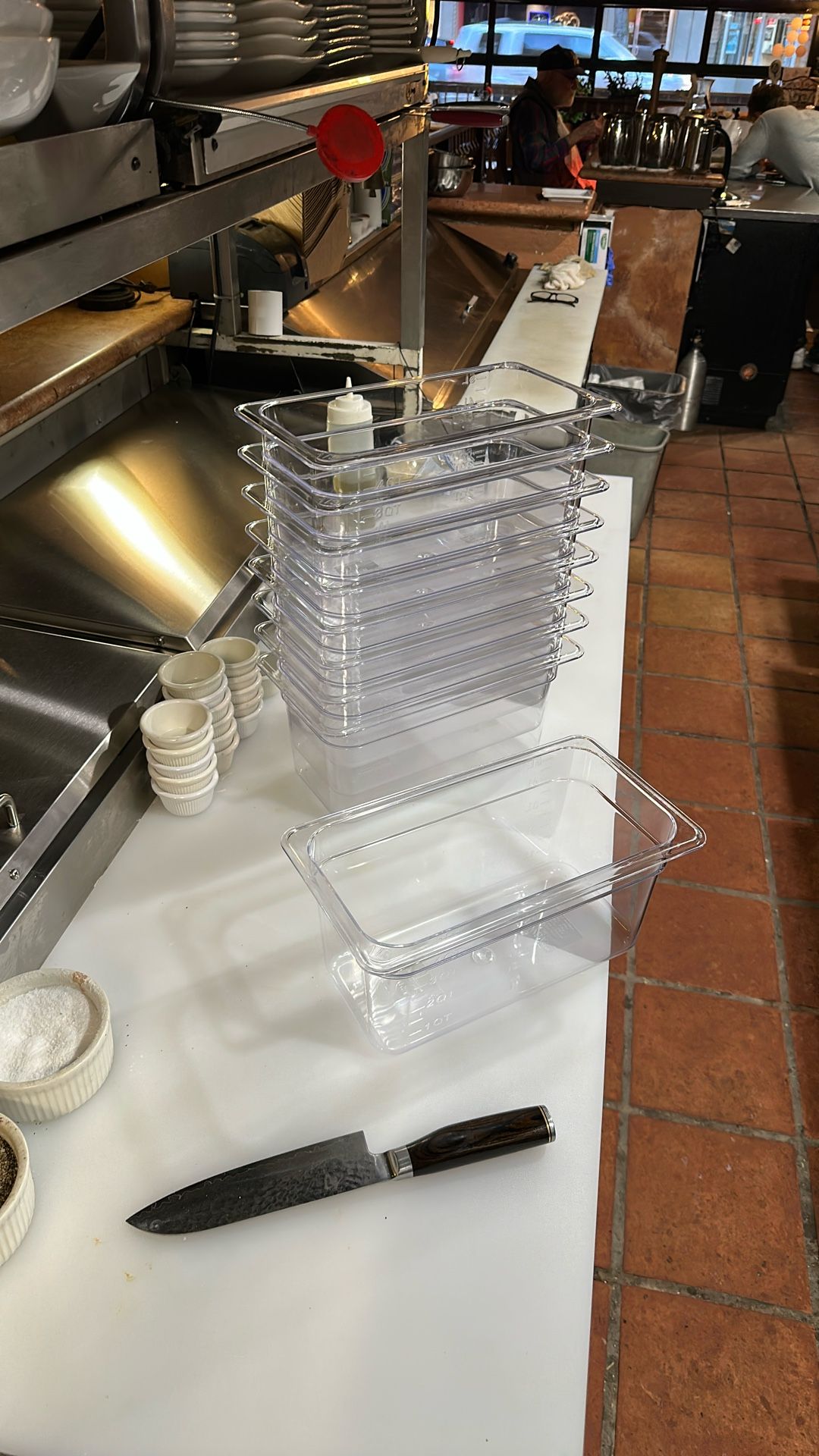 1/3 pan 6 inch deep For Restaurant 