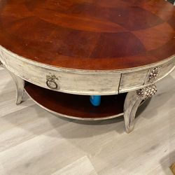 Antique Finish Coffee Table