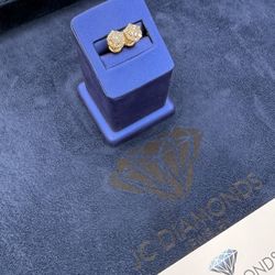 Earrings Diamonds Real Gold 10k 