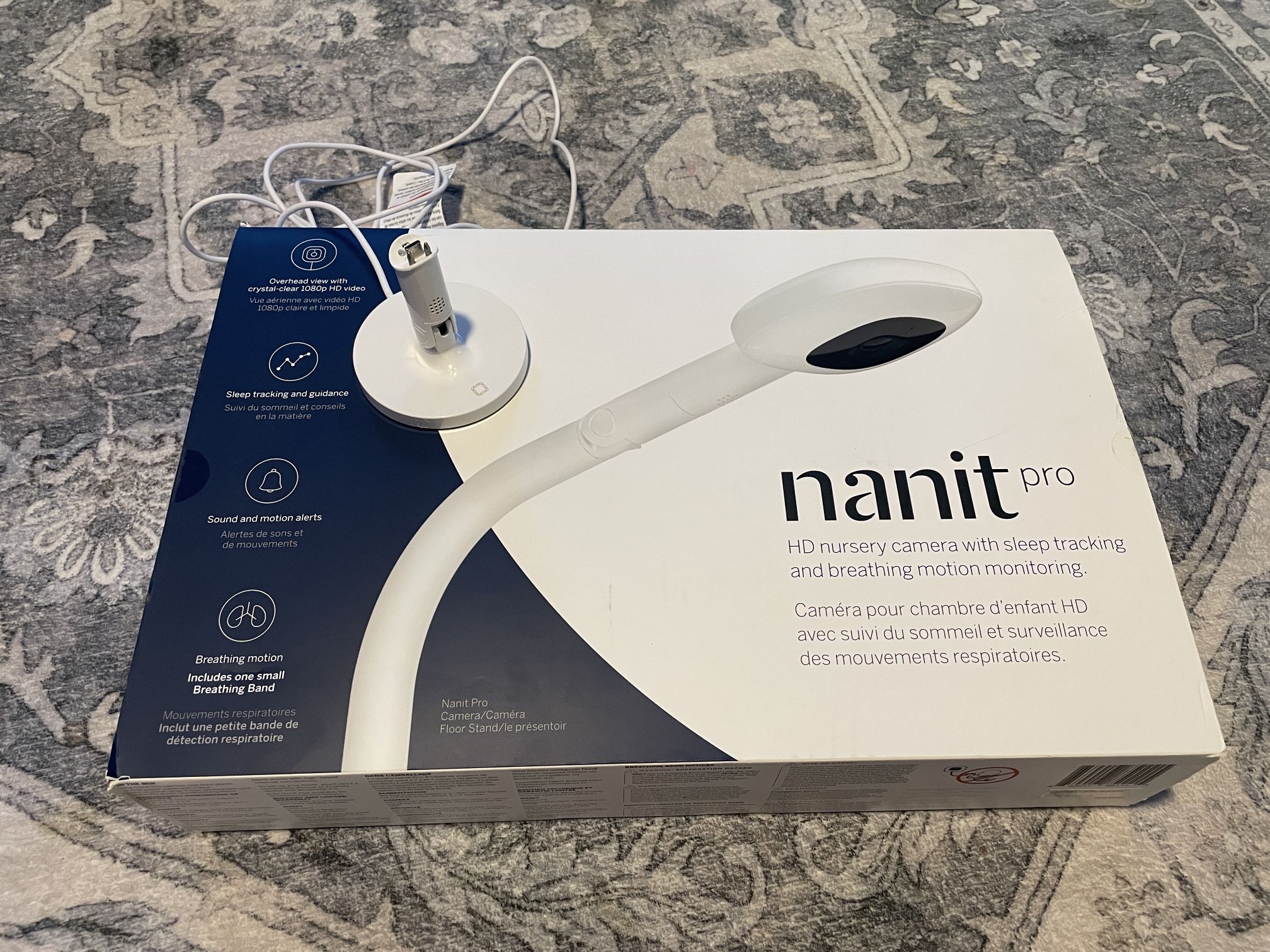 Nanit Pro W/ Floor And Travel Stands