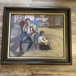 Large Framed Painting