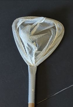 Net Nylon Mesh Wood Handle Beach Nautical Garden Aquarium