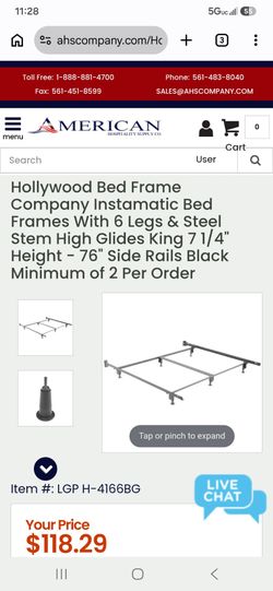 King bed frame