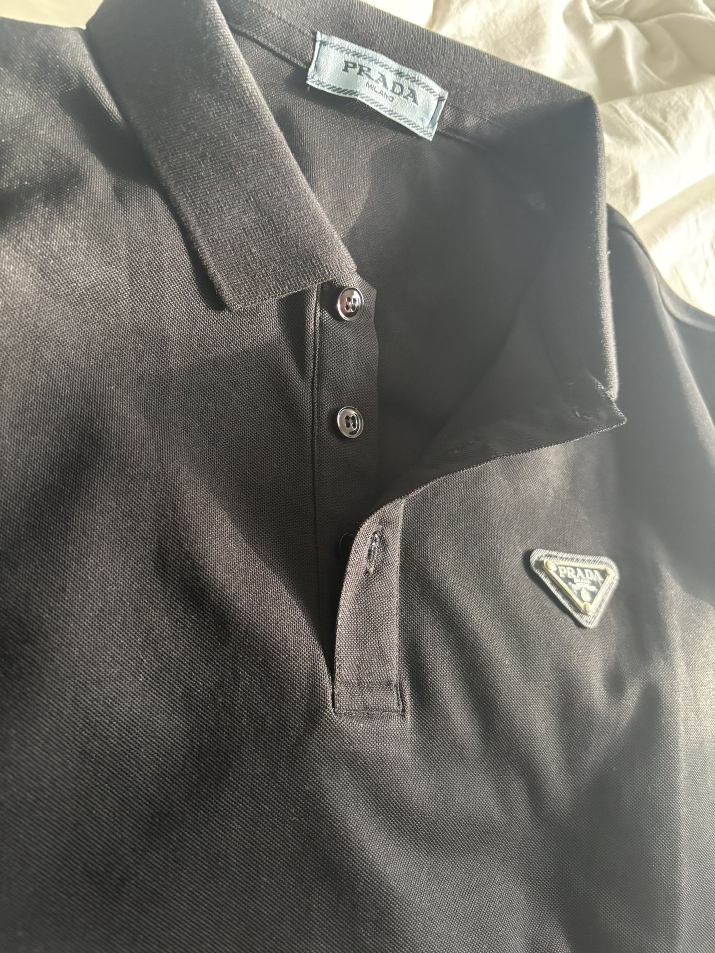 Black Prada Polo Shirt
