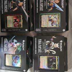 MTG FINAL FANTASY COMMANDER DECK BUNDLE