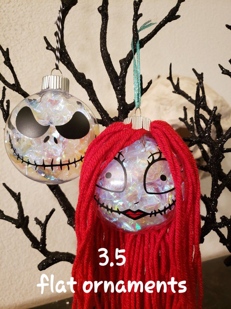 Jack & Sally Ornaments 