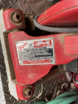 Milwaukee 6176-20 15 Amp 14-Inch Abrasive Cutoff Machin