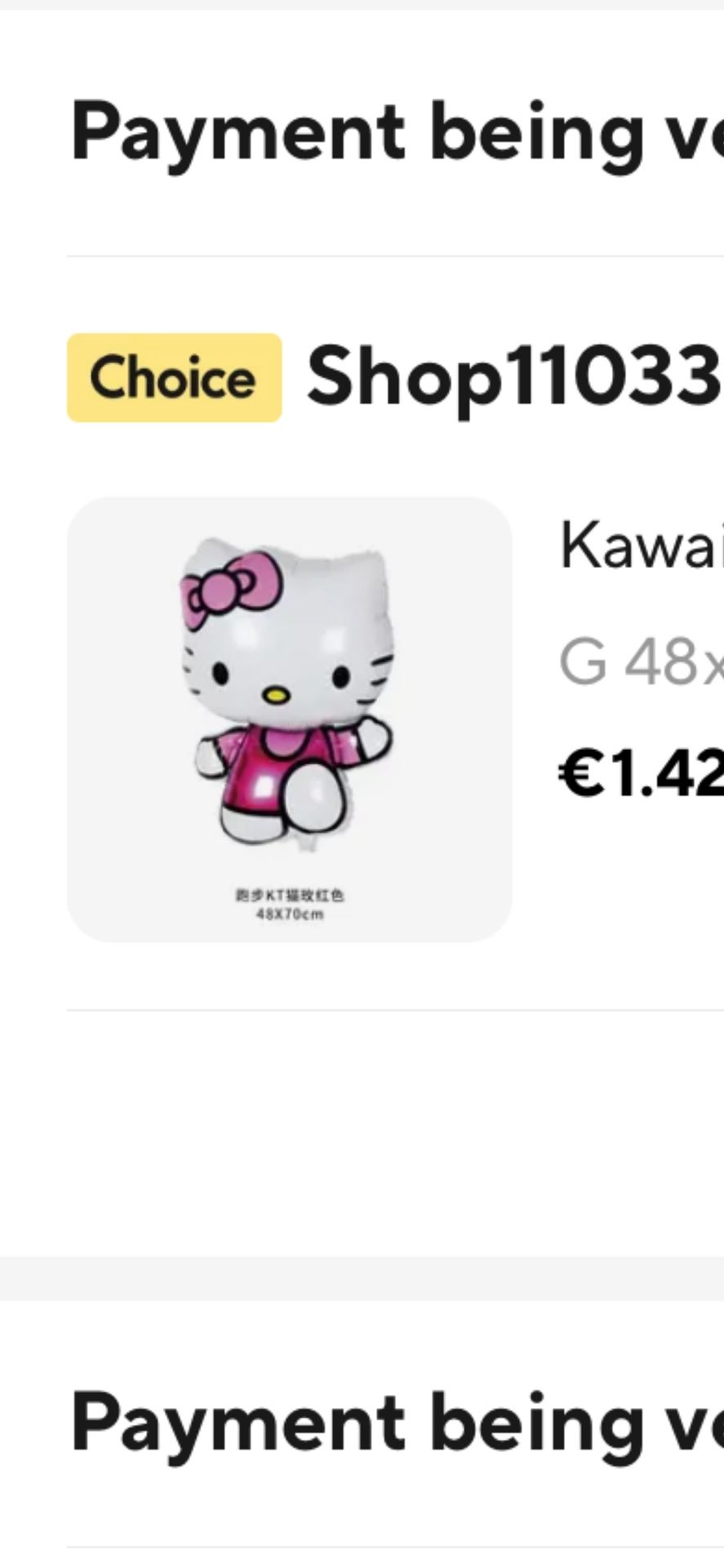 Hello Kitty Balloons