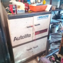 Rare Autolite Ford GT  Floor Cabinet Work Station 