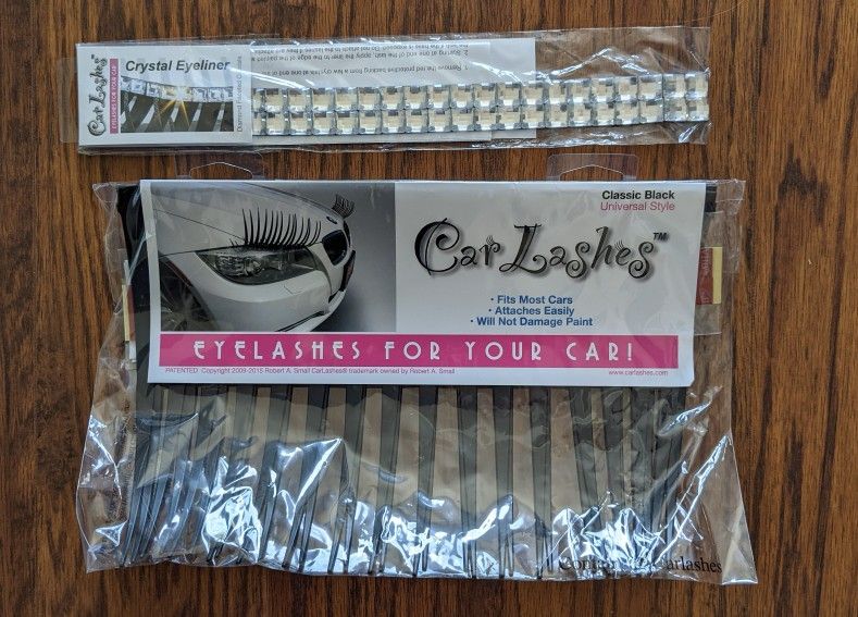 Car Lashes And Crystal Eyeliner