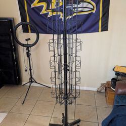Rotating Postcard, Brochure Display Rack