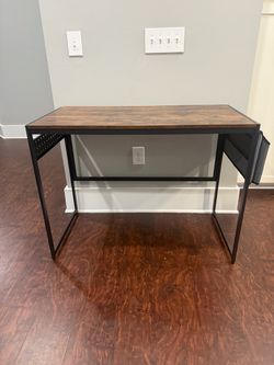 Brand New Industrial Style Desk with Side Storage