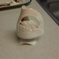 Hand Carved Shell Decor