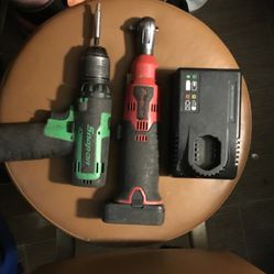 Snap-on  3/8” Ratchet and Drill Combo With Charger