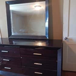 Two Dressars And One Big Dresser with mirror 