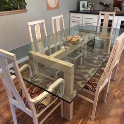 Modern Glass Table And Chairs