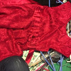 Red dress