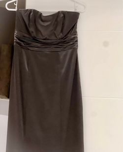 Black Satin Formal Dress/gown 