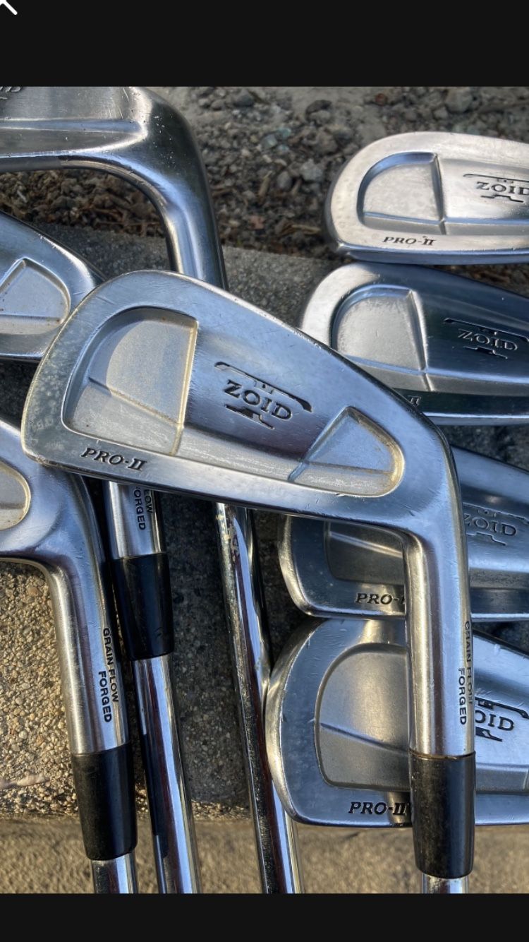Mizuno T Zoid Pro ii Iron Set pw Stiff Shaft