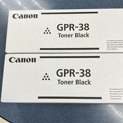 2 Canon GPR-38 Toner Cartridges for Canon Copy Machines