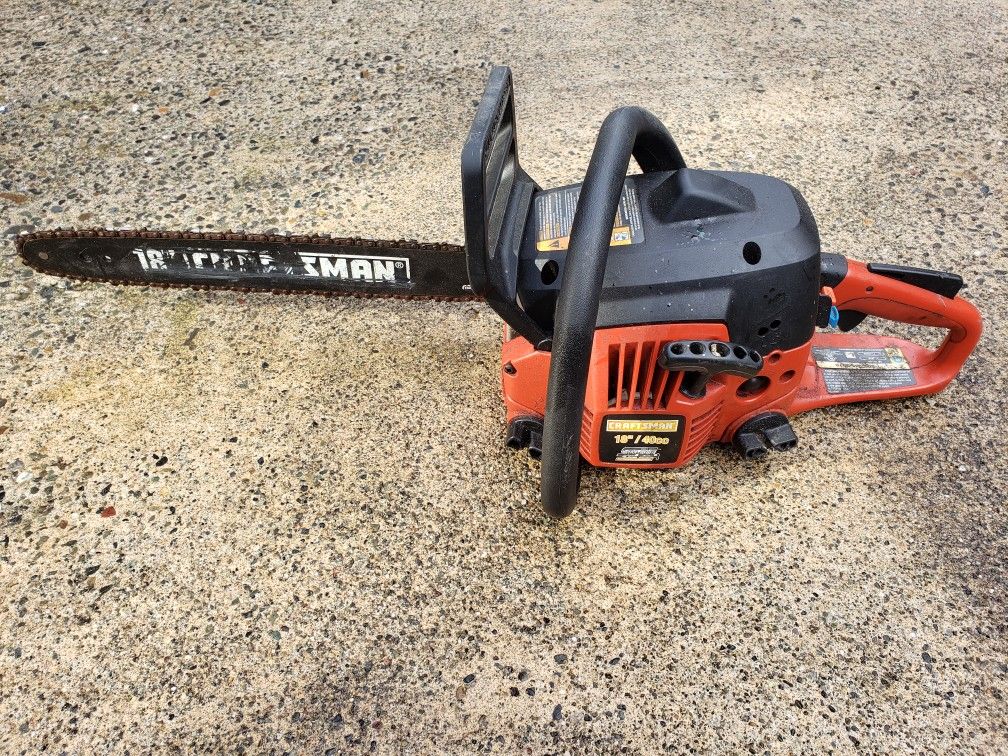 Craftsman 18" 40cc Chainsaw for Sale in SEATTLE, WA OfferUp