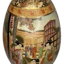 Meiji Cloisonné Egg 18” China