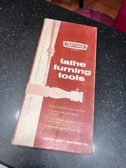 vintage craftsman lathe tools