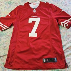 Colin Kaerpernik 49ers Nike Men Jersey Stitched, Red Or White, Size M