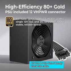 (New) 850W 80+ Gold Power Supply PSU Raidmax