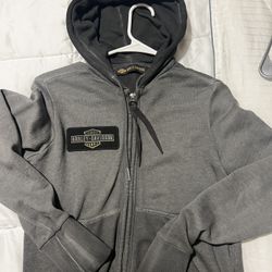 Harley Davidson Zip Up Sweater 
