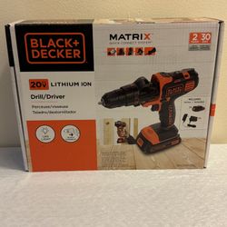 BLACK+DECKER 20V MAX* Matrix Cordless Drill/Driver - BDCDMT120C