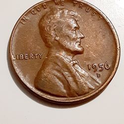 1956 D Wheat Penny/ERRORS 