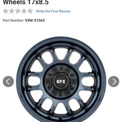 6 x 5.5/ 6x139.7 17” wheels & falken at3 tires  Toyota/Chevy/nissan