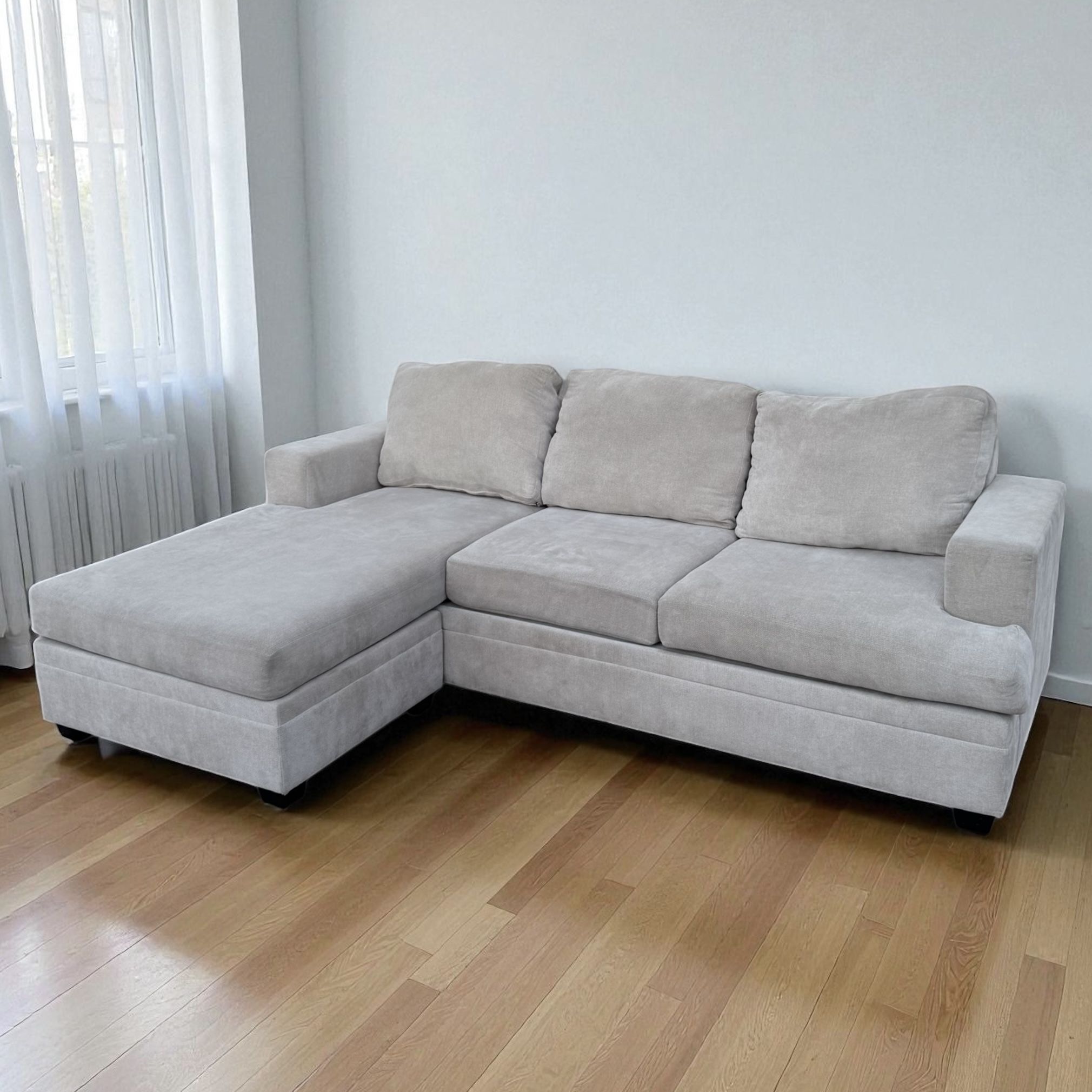 GREY SECTIONAL COUCH SOFA