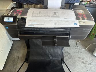Hp Designjet T 830 24 Inch Plotter And Scanner!! Mobile Printing/Wifi Color And Black And White!!! Make An Offer!!!!