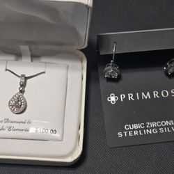 Necklace And Earrings 