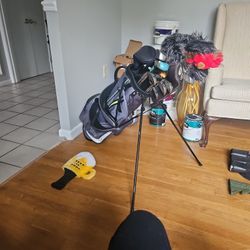 Golf Bag And Clubs