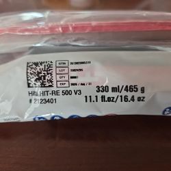 New Hilti HIT-RE 500 VE